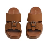 حذاء خليجي من باتونيا - بني