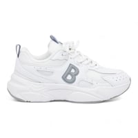 حذاء نسائي من باتونيا - أبيض ورمادي