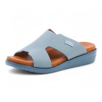 حذاء خليجي من باتونيا - سماوي