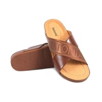 نعال رجالي من باتونيا - بني