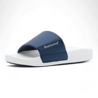 سليبر رجالي بنعال أبيض - كحلي