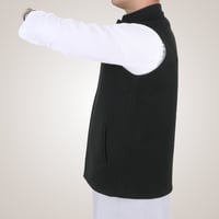 سديري رجالي وجهين بدون ازرار - رمادي و أسود