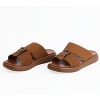 حذاء خليجي من باتونيا - بني