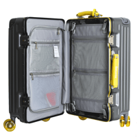 حقيبة سفر من باتونيا - رمادي وأصفر