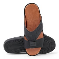 حذاء خليجي من باتونيا - أسود