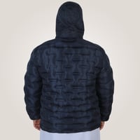 جاكيت رجالي بغطاء للرأس من باتونيا - ازرق