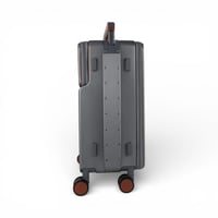 حقيبة سفر من باتونيا -رمادي و بني