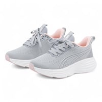 حذاء رياضي للنساء من باتونيا - رمادي ووردي