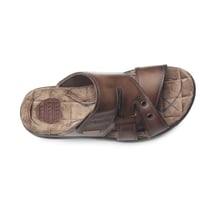 نعال رجالي مريح بني بكعب عالي كاجوال