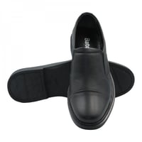 حذاء رسمي خفيف جلد طبيعي أسود