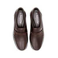 حذاء رسمي رجالي بني جلد طبيعي