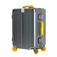 حقيبة سفر من باتونيا - رمادي وأصفر