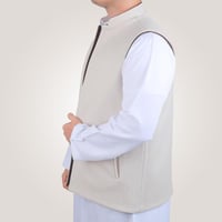 سديري رجالي وجهين بدون ازرار - كوفي و بيج