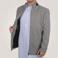 جاكيت رجالي قصير من باتونيا - بني