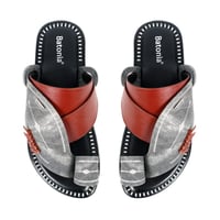 حذاء رجالي شرقي من باتونيا - رمادي واسود