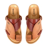 حذاء رجالي شرقي من باتونيا - بني