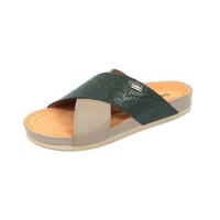 نعال رجالي من باتونيا - زيتي وبيج