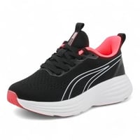 حذاء رياضي للنساء من باتونيا - أسود ووردي