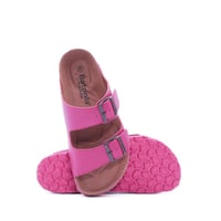 نعال نسائي كاجول بحزام - وردي غامق