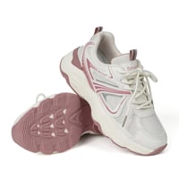 حذاء رياضي نسائي من باتونيا - أبيض و وردي