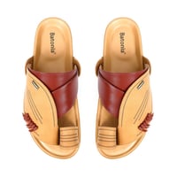 حذاء رجالي شرقي من باتونيا - بني فاتح