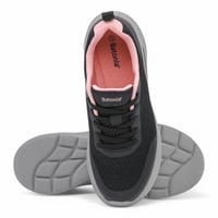 حذاء نسائي رياضي من باتونيا- أسود و وردي