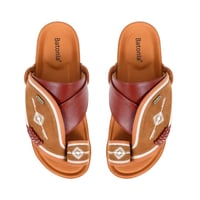 حذاء رجالي شرقي من باتونيا - بني