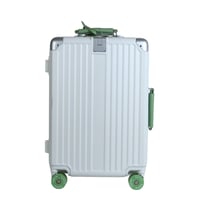 حقيبة سفر من باتونيا - أبيض وأخضر