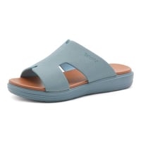 حذاء خليجي من باتونيا - سماوي