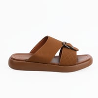 حذاء خليجي من باتونيا - بني