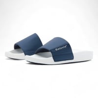 سليبر رجالي بنعال أبيض - كحلي