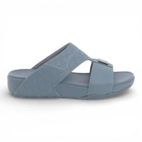 حذاء خليجي من باتونيا - سماوي