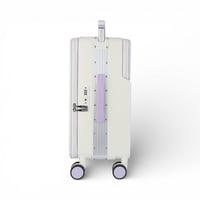 حقيبة سفر من باتونيا -أبيض وبنفسجي