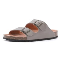 نعال كاجول بحزام رجالي - رمادي فاتح