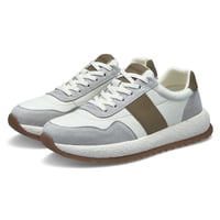 حذاء رياضي كاجوال من باتونيا - بني وابيض