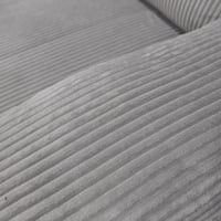 طقم كنب 6 أشخاص - لون رمادي فاتح