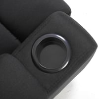 كرسي إسترخاء هزاز ودوار 360 درجة - أسود