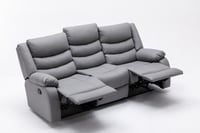 طقم كراسي إسترخاء - 6 أشخاص لون رصاصي