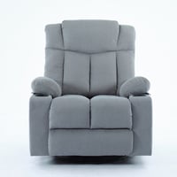 كرسي إسترخاء هزاز ودوار - رمادي