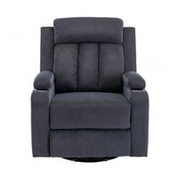 كرسي إسترخاء هزاز ودوار - رمادي غامق