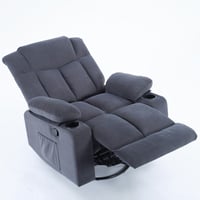 كرسي إسترخاء هزاز ودوار - رمادي غامق