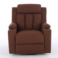 كرسي إسترخاء هزاز ودوار 360 درجة - بني