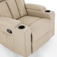 كرسي إسترخاء هزاز ودوار 360 درجة - بيج كاكي