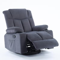 كرسي إسترخاء هزاز ودوار - رمادي غامق