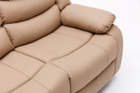 طقم كراسي إسترخاء - 6 أشخاص لون بني فاتح