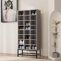 خزانة أحذية - رمادي