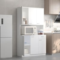 خزانة مطبخ - لون أبيض