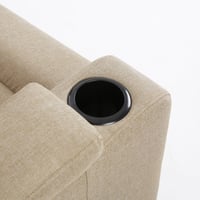 كرسي إسترخاء هزاز ودوار 360 درجة - بيج كاكي