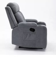 كرسي إسترخاء - رمادي