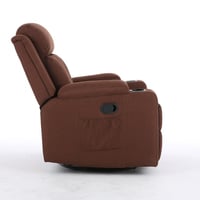 كرسي إسترخاء هزاز ودوار 360 درجة - بني